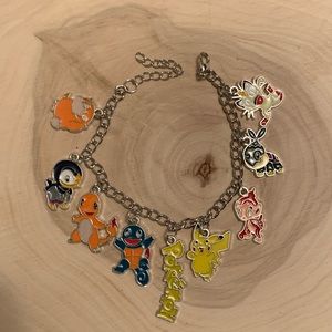 3/$30 Pokémon and the Gang theme Charm Bracelet